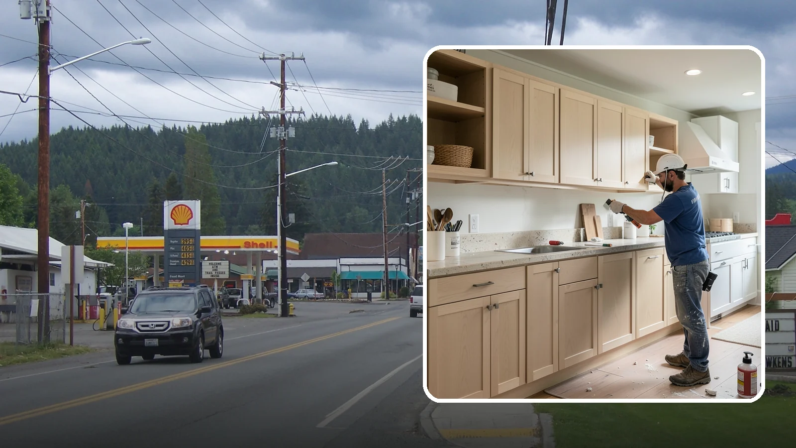 Cabinet Refinishing in Granite Falls, Snohomish County, WA - Sanding, sealing, and refinishing your existing solid-wood cabinets to restore or transform their appearance.