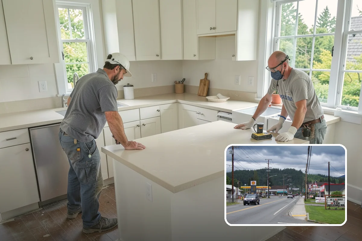 Cabinet Refinishing in Granite Falls, Snohomish County, WA - Substantial visual change at a lower cost
