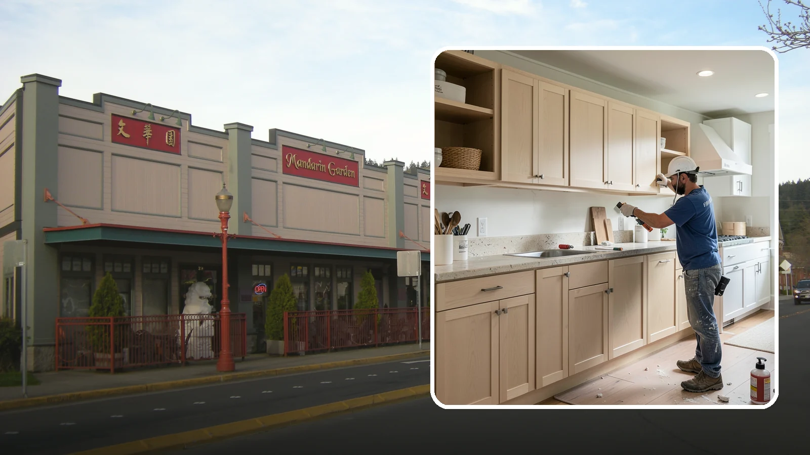 Cabinet Refinishing in Issaquah, King County, WA - Sanding, sealing, and refinishing your existing solid-wood cabinets to restore or transform their appearance.