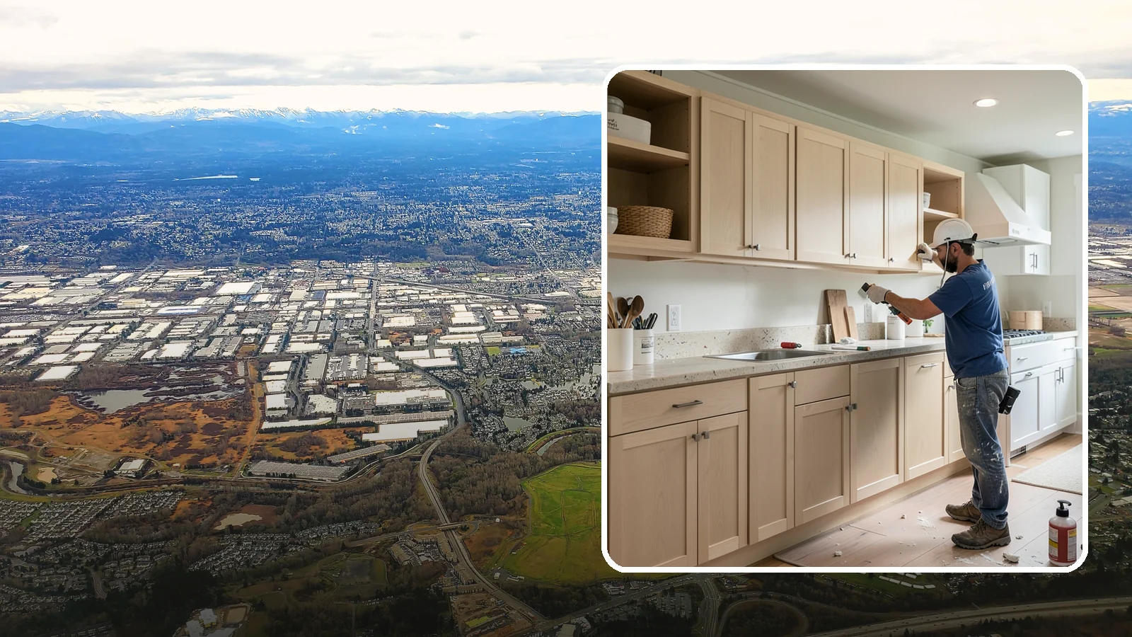 Cabinet Refinishing in Kent, King County, WA - Sanding, sealing, and refinishing your existing solid-wood cabinets to restore or transform their appearance.