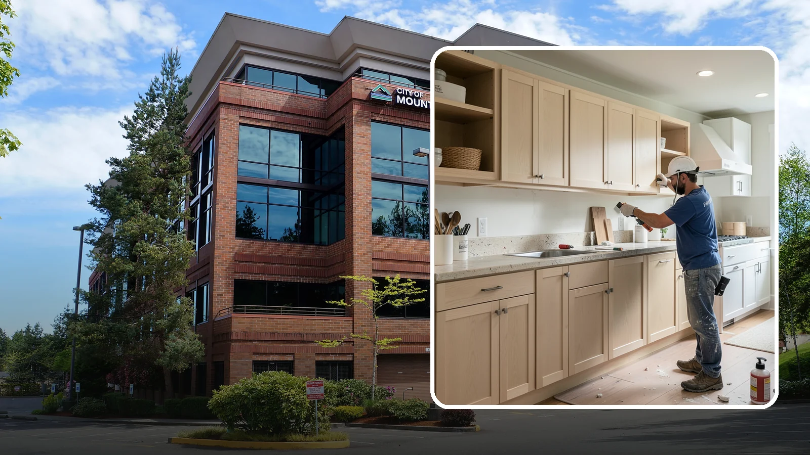 Cabinet Refinishing in Mountlake Terrace, Snohomish County, WA - Sanding, sealing, and refinishing your existing solid-wood cabinets to restore or transform their appearance.