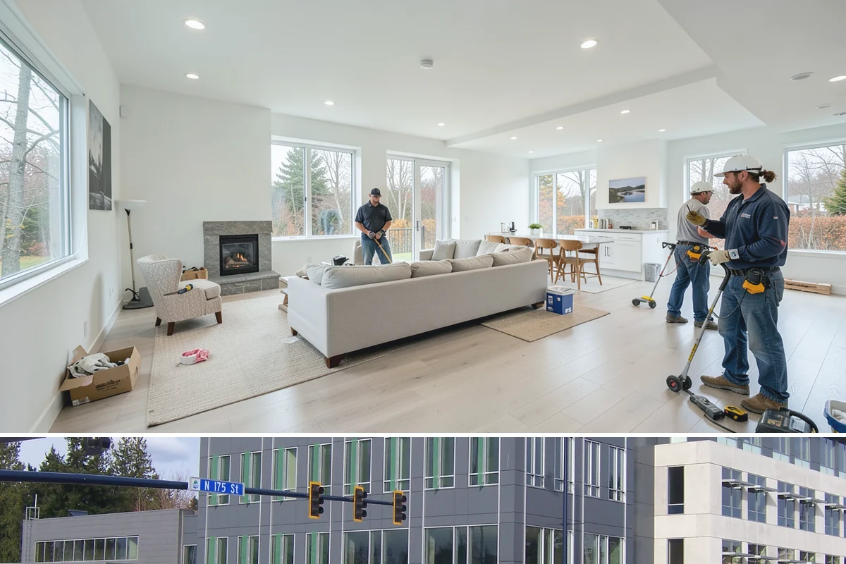 Cabinet Refinishing in Shoreline, King County, WA - Refinishing benefits from drier indoor conditions, so late spring through early fall helps finishes cure cleanly.