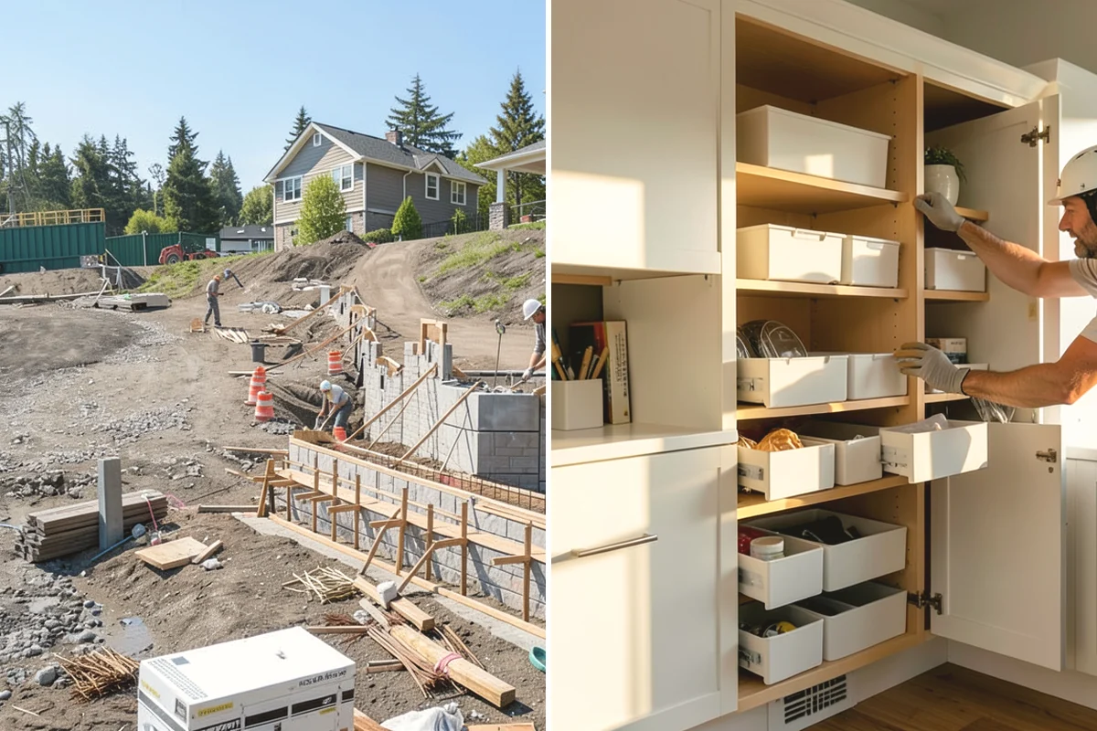 Cabinet Refinishing in Yarrow Point, King County, WA - Remove doors, drawers, and hardware