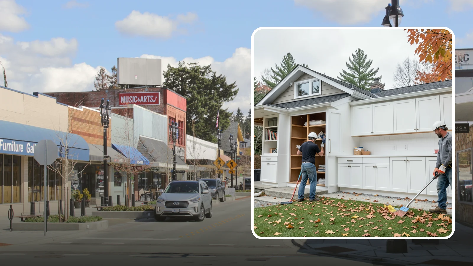 Cabinet Replacement in Bothell, King County, WA - Removal of old cabinets and installation of new ones when your existing boxes are worn, damaged, or beyond refinishing.