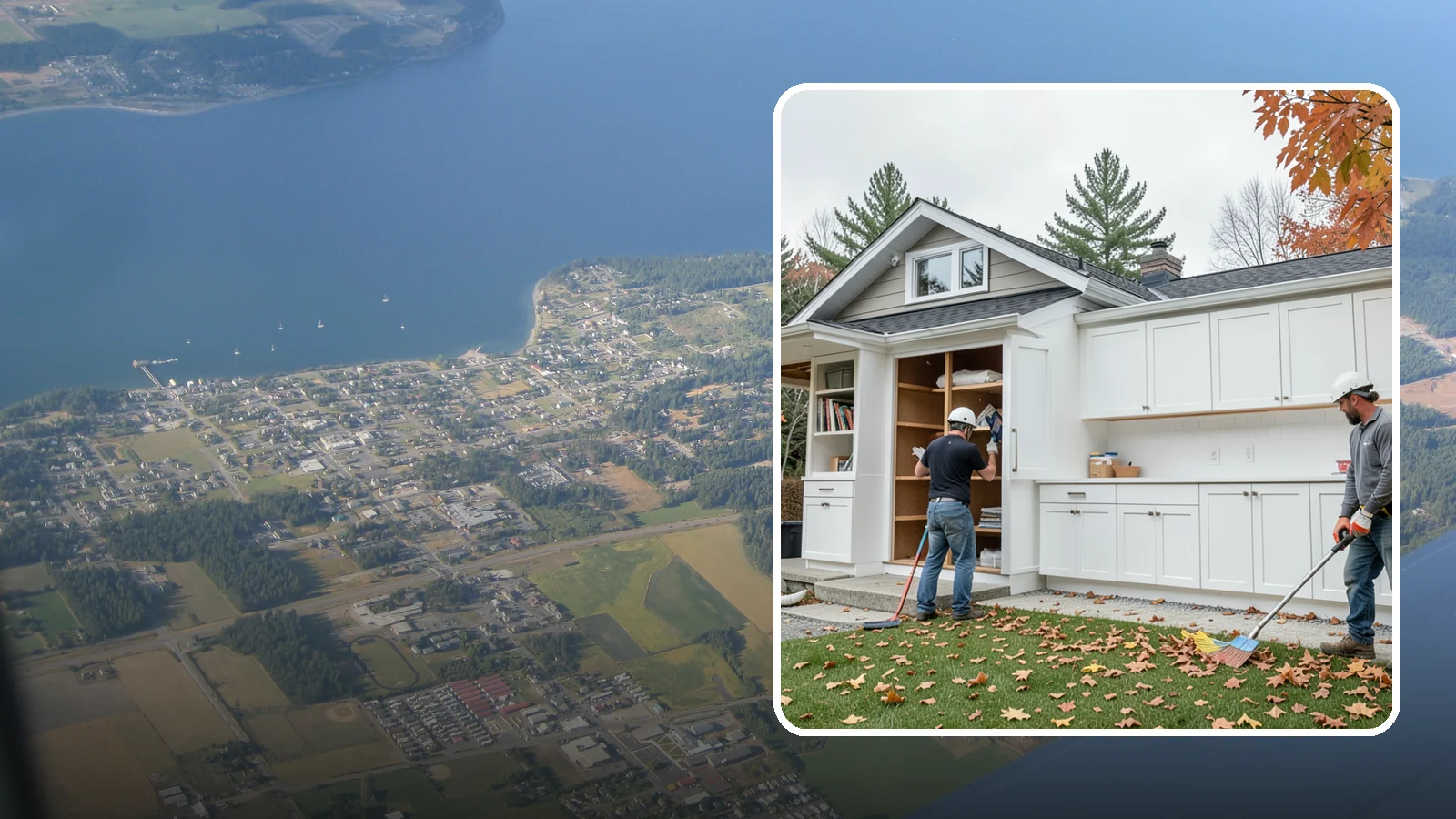 Cabinet Replacement in Coupeville, Island County, WA - Removal of old cabinets and installation of new ones when your existing boxes are worn, damaged, or beyond refinishing.