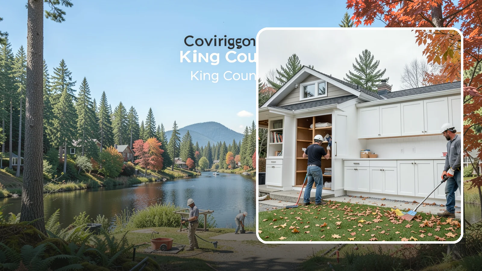 Cabinet Replacement in Covington, King County, WA - Removal of old cabinets and installation of new ones when your existing boxes are worn, damaged, or beyond refinishing.