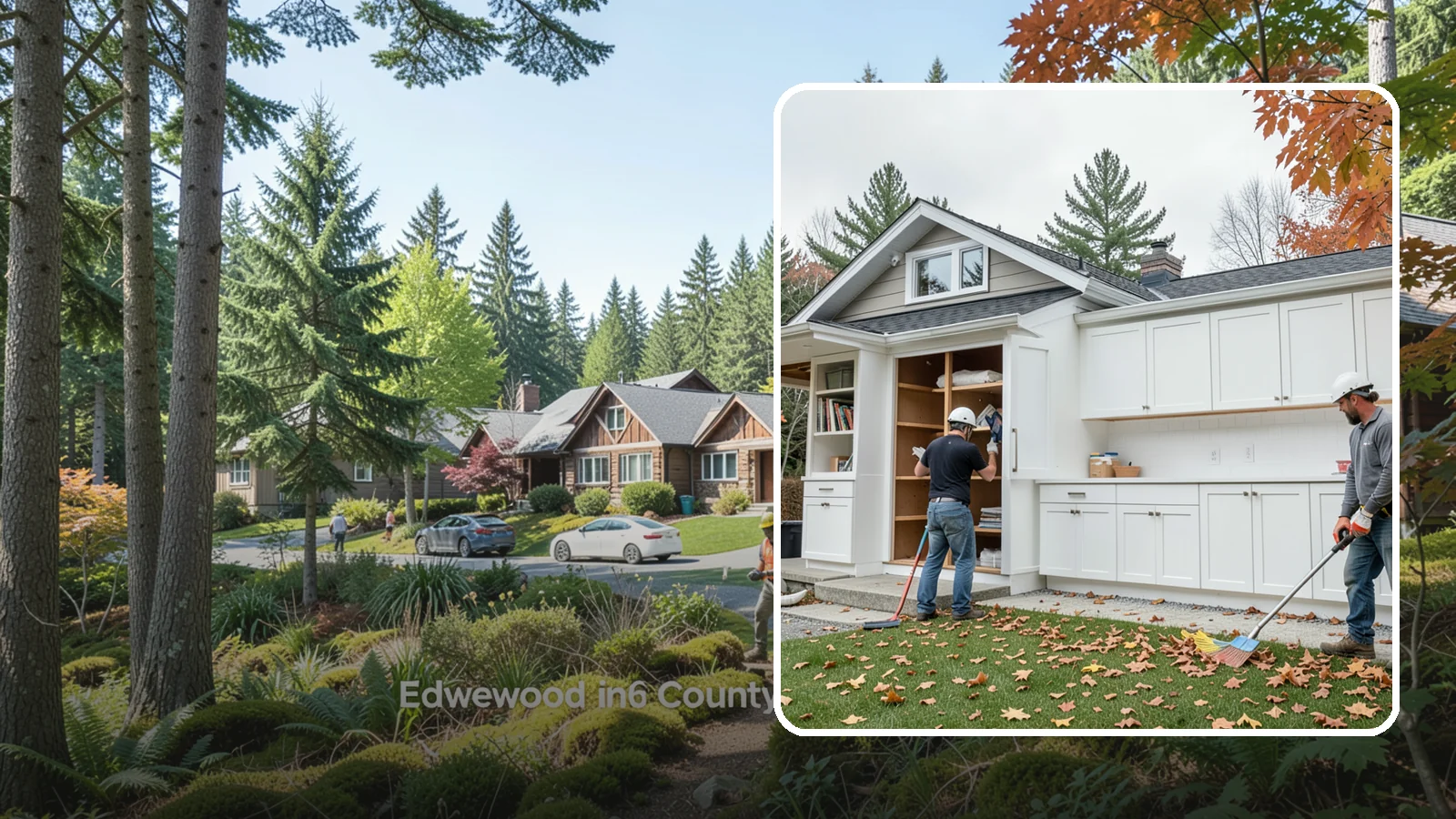 Cabinet Replacement in Edgewood, Pierce County, WA - Removal of old cabinets and installation of new ones when your existing boxes are worn, damaged, or beyond refinishing.