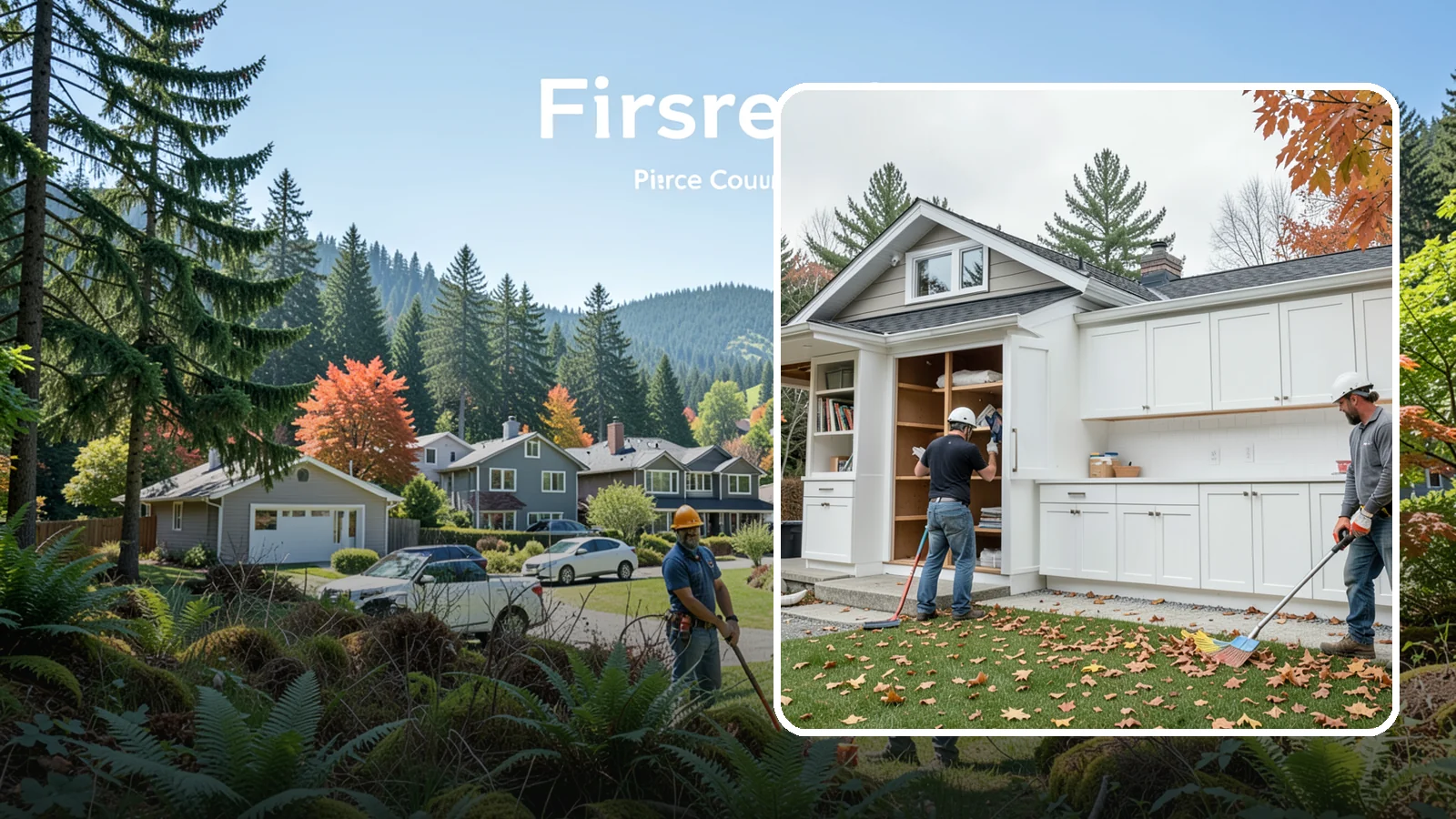 Cabinet Replacement in Fircrest, Pierce County, WA - Removal of old cabinets and installation of new ones when your existing boxes are worn, damaged, or beyond refinishing.