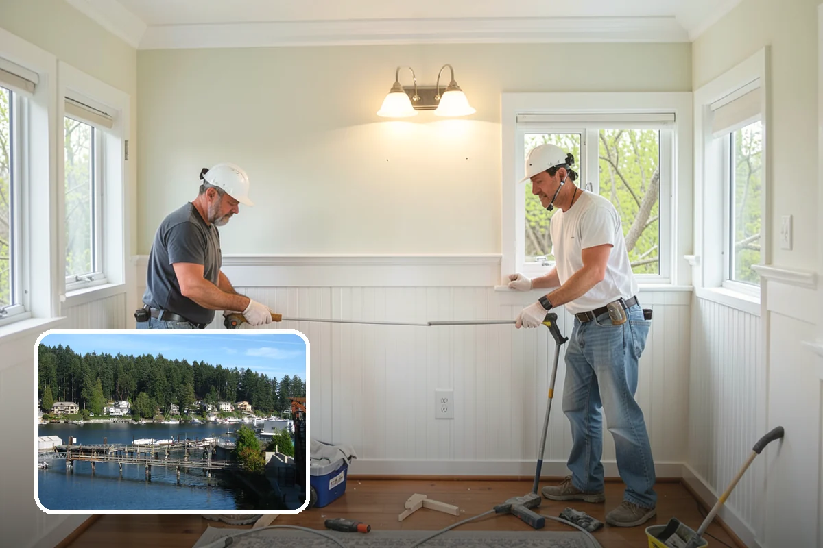 Cabinet Replacement in Gig Harbor, Pierce County, WA - Fresh, structurally sound cabinet boxes