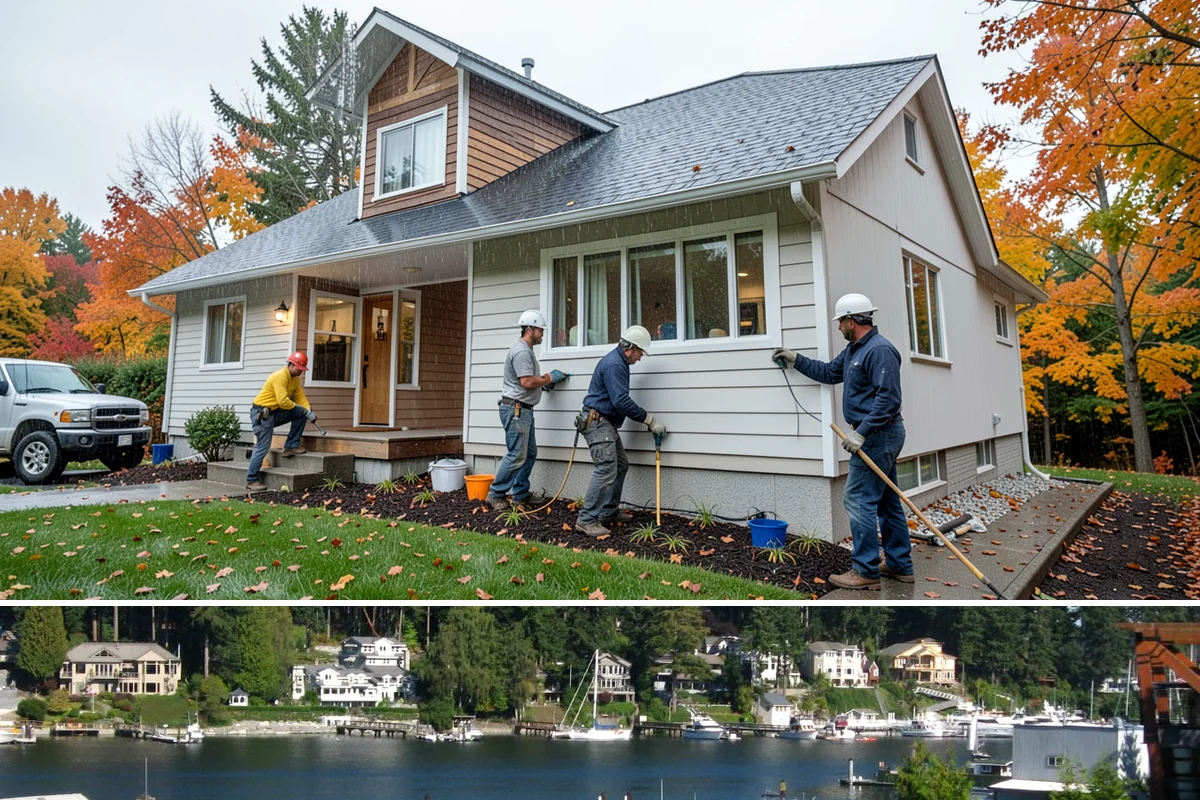 Cabinet Replacement in Gig Harbor, Pierce County, WA - Fall replacement projects finish comfortably before winter, avoiding the household strain of holiday-season construction.