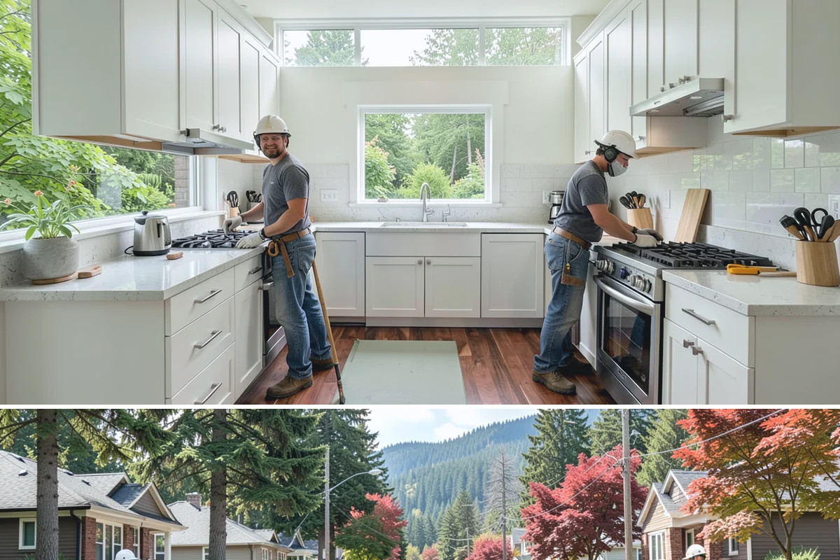 Cabinet Replacement in Hunts Point, King County, WA - Fall replacement projects finish comfortably before winter, avoiding the household strain of holiday-season construction.