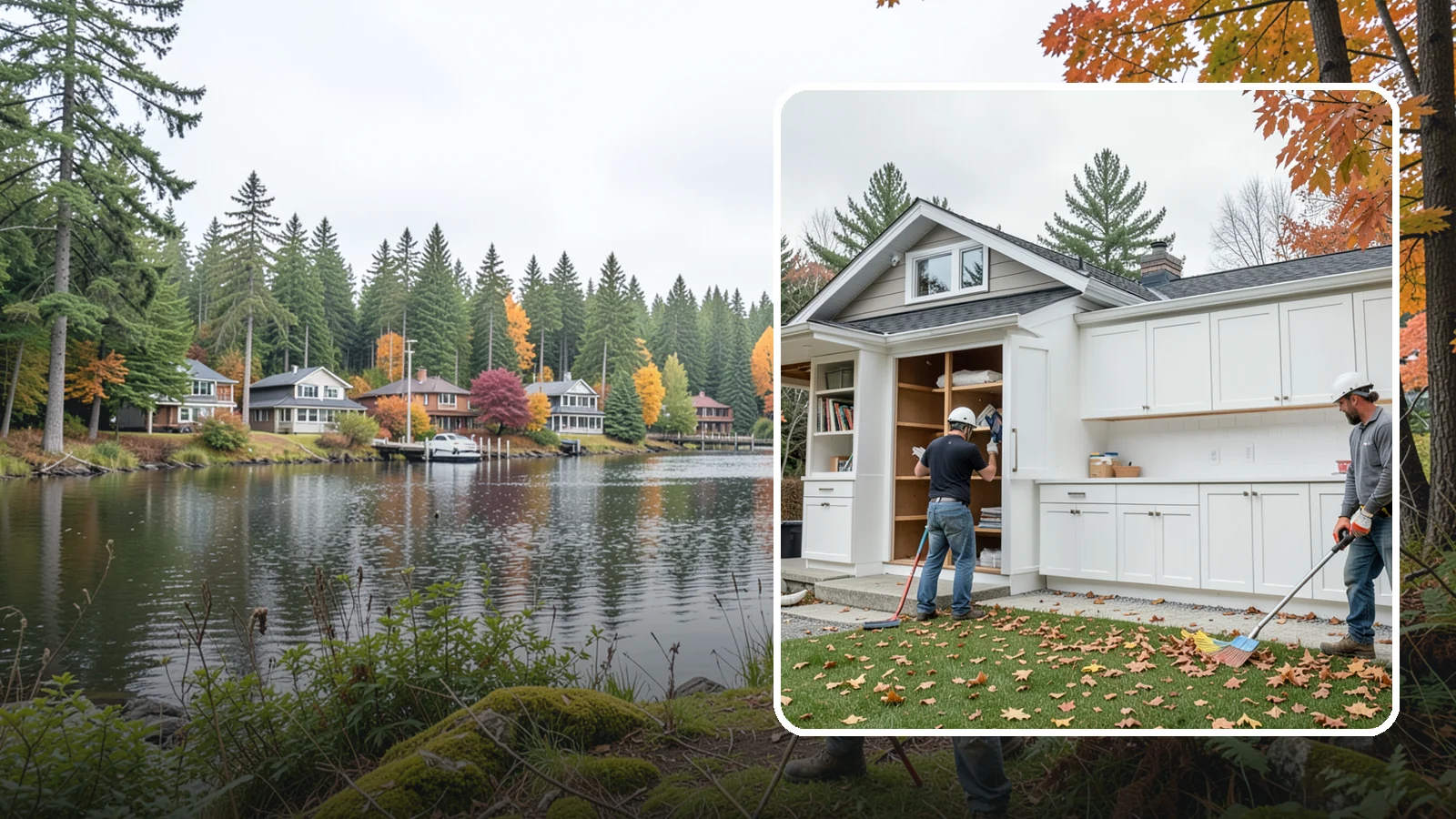 Cabinet Replacement in La Conner, Skagit County, WA - Removal of old cabinets and installation of new ones when your existing boxes are worn, damaged, or beyond refinishing.