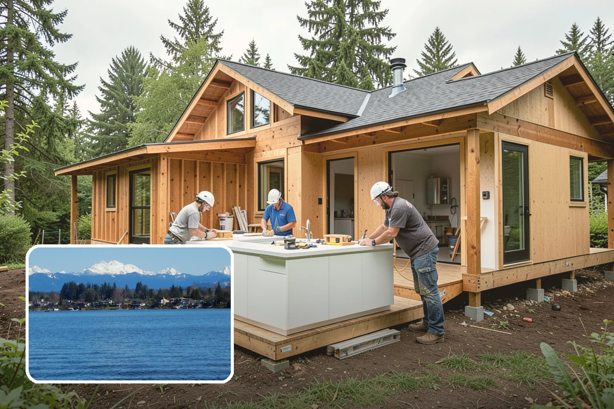 Cabinet Replacement in Lake Stevens, Snohomish County, WA - Fresh, structurally sound cabinet boxes