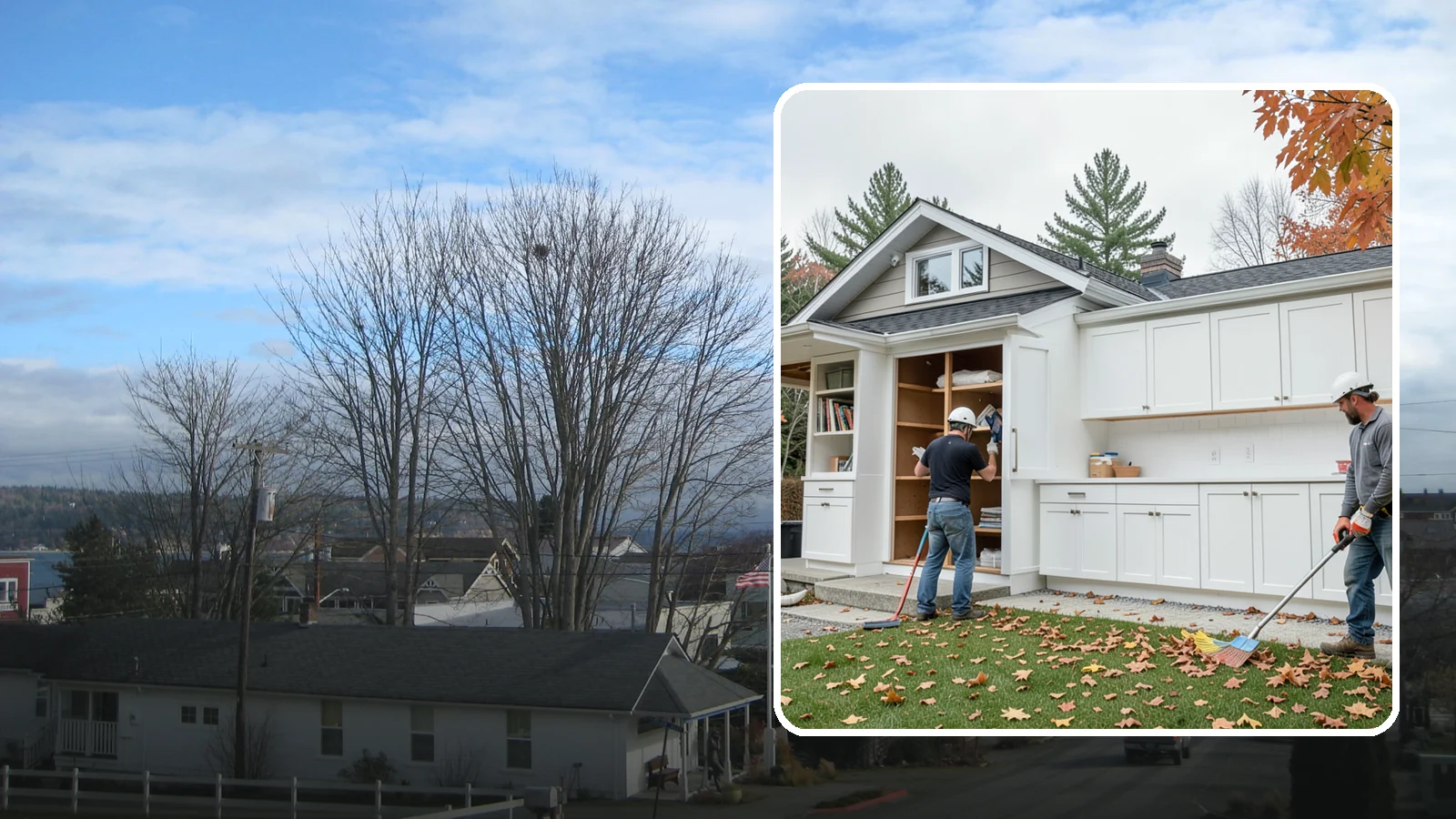 Cabinet Replacement in Langley, Island County, WA - Removal of old cabinets and installation of new ones when your existing boxes are worn, damaged, or beyond refinishing.