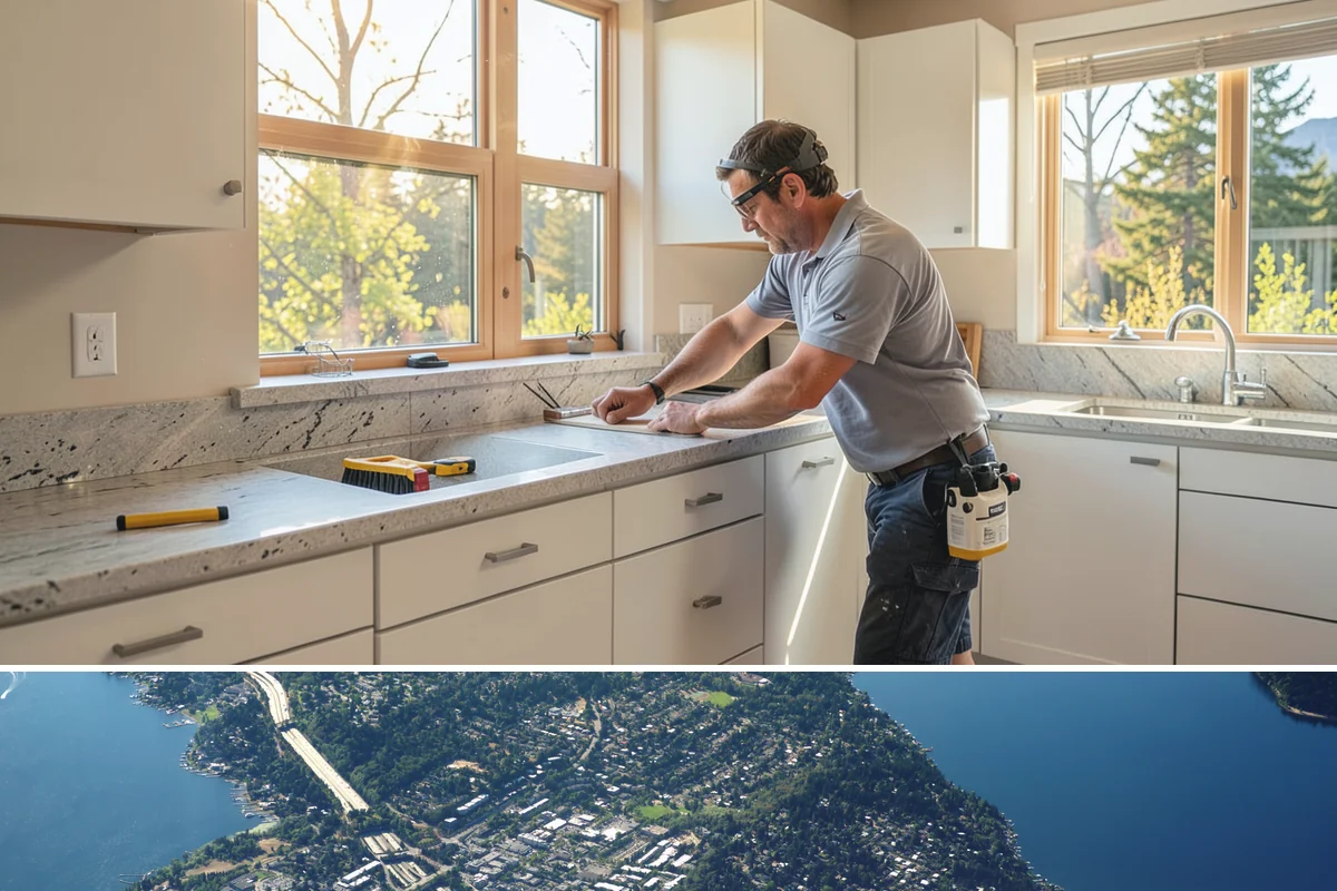 Cabinet Replacement in Mercer Island, King County, WA - Fall replacement projects finish comfortably before winter, avoiding the household strain of holiday-season construction.