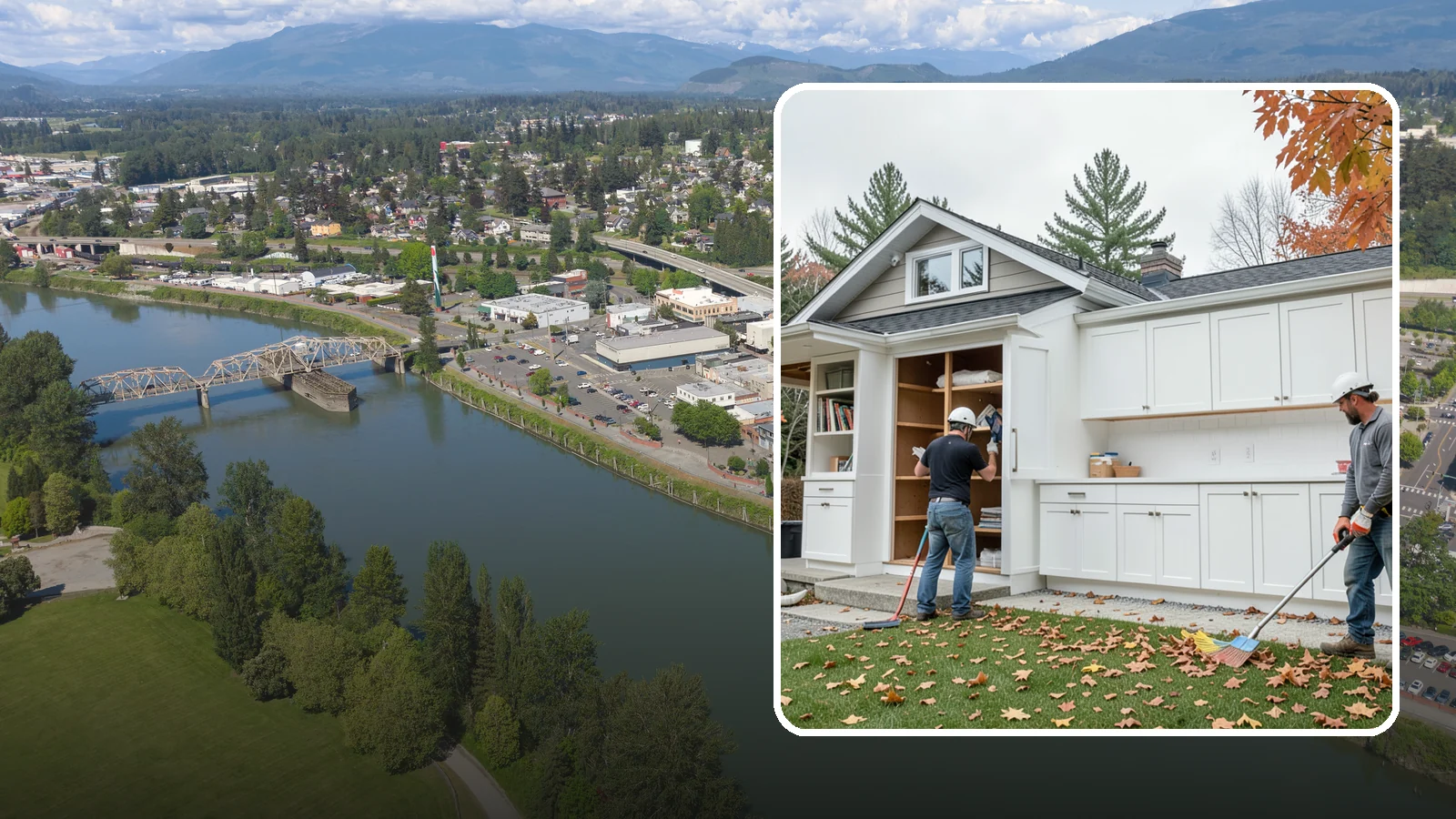 Cabinet Replacement in Mount Vernon, Skagit County, WA - Removal of old cabinets and installation of new ones when your existing boxes are worn, damaged, or beyond refinishing.