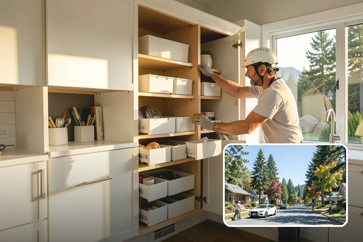 Cabinet Replacement in Orting, Pierce County, WA - Fresh, structurally sound cabinet boxes