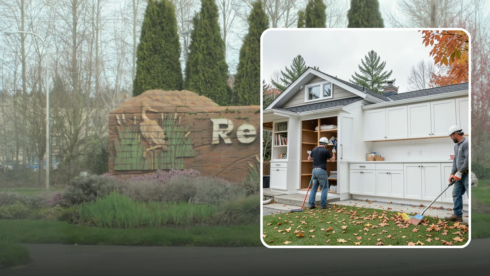 Cabinet Replacement in Renton, King County, WA - Removal of old cabinets and installation of new ones when your existing boxes are worn, damaged, or beyond refinishing.