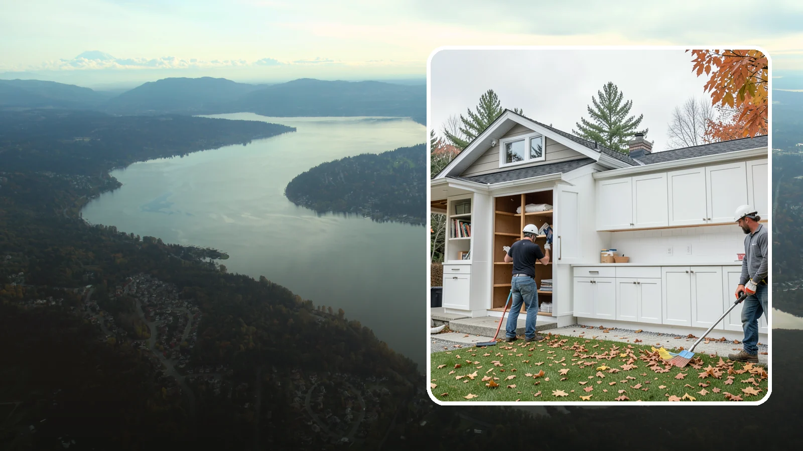 Cabinet Replacement in Sammamish, King County, WA - Removal of old cabinets and installation of new ones when your existing boxes are worn, damaged, or beyond refinishing.