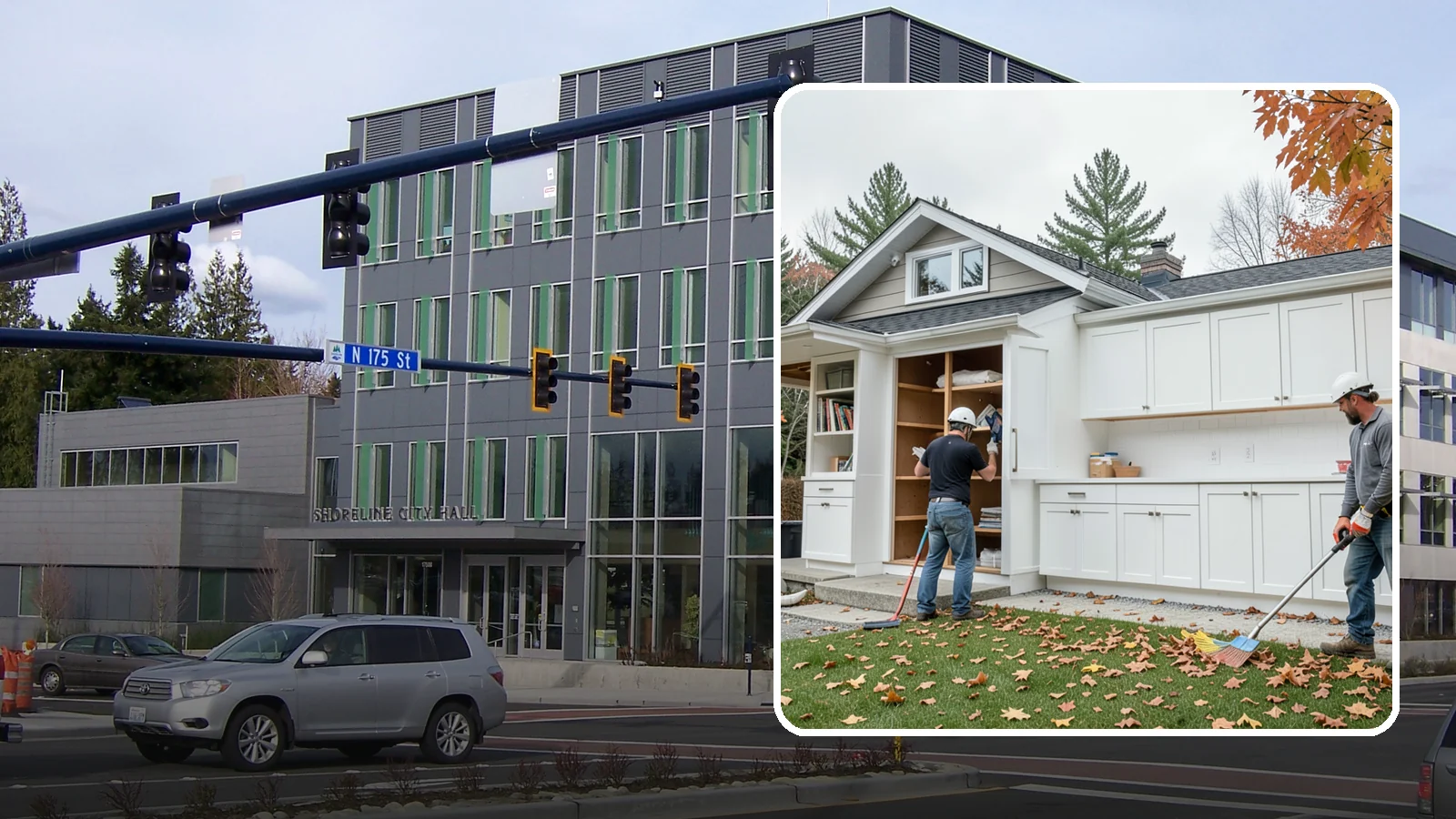 Cabinet Replacement in Shoreline, King County, WA - Removal of old cabinets and installation of new ones when your existing boxes are worn, damaged, or beyond refinishing.
