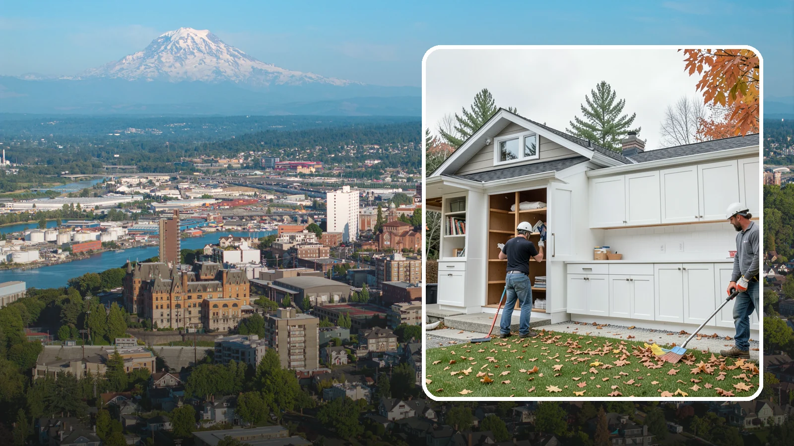 Cabinet Replacement in Tacoma, Pierce County, WA - Removal of old cabinets and installation of new ones when your existing boxes are worn, damaged, or beyond refinishing.
