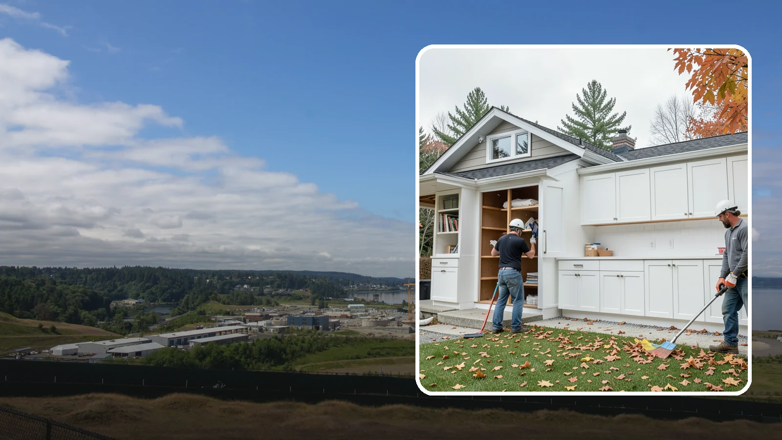 Cabinet Replacement in University Place, Pierce County, WA - Removal of old cabinets and installation of new ones when your existing boxes are worn, damaged, or beyond refinishing.