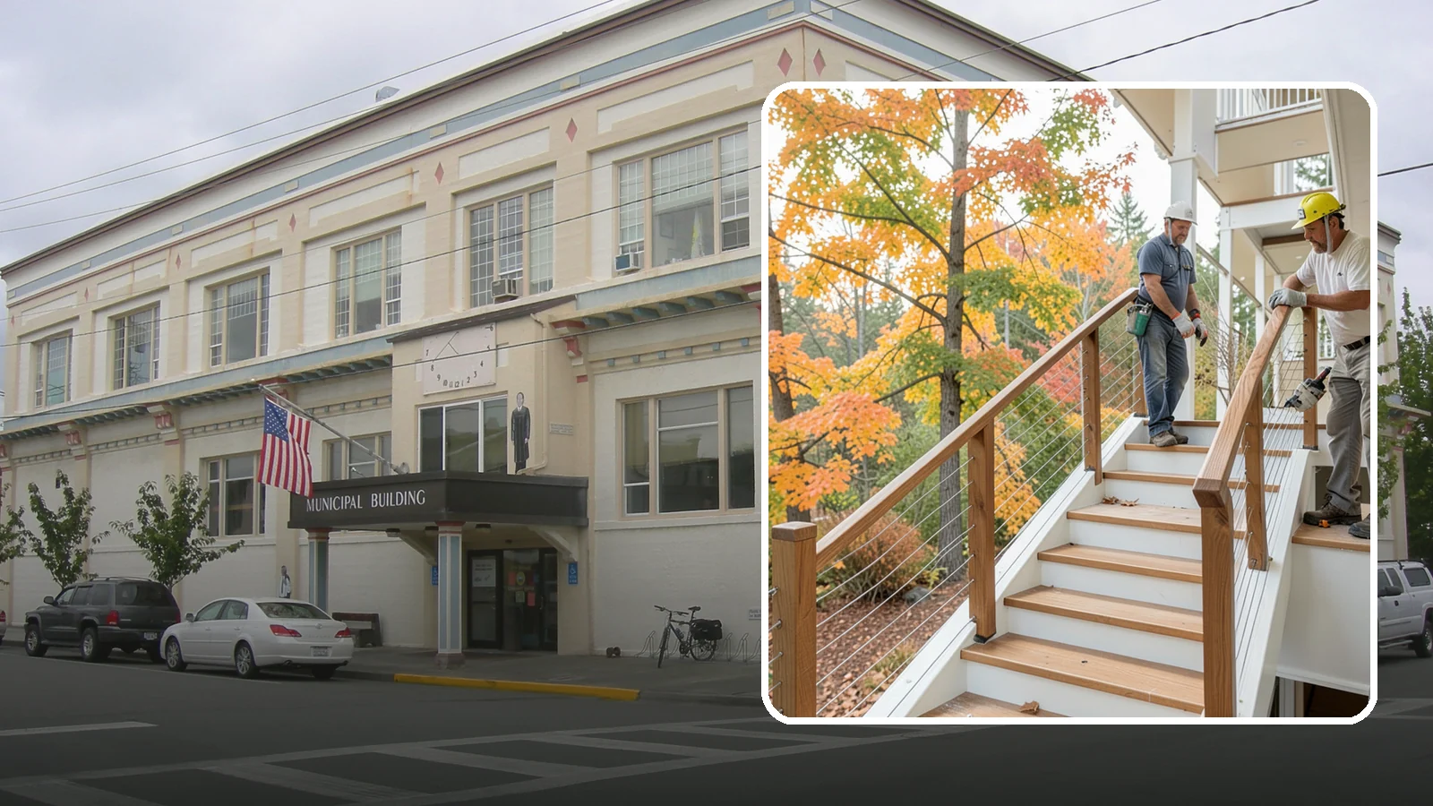 Cable Railing Installation in Anacortes, Skagit County, WA - Modern stainless cable railings that preserve views while meeting safety codes.