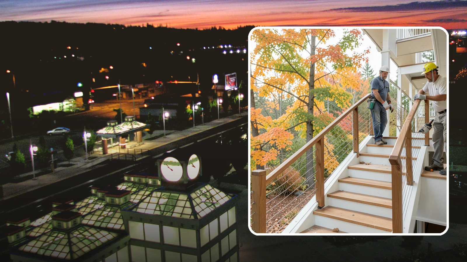 Cable Railing Installation in Auburn, King County, WA - Modern stainless cable railings that preserve views while meeting safety codes.