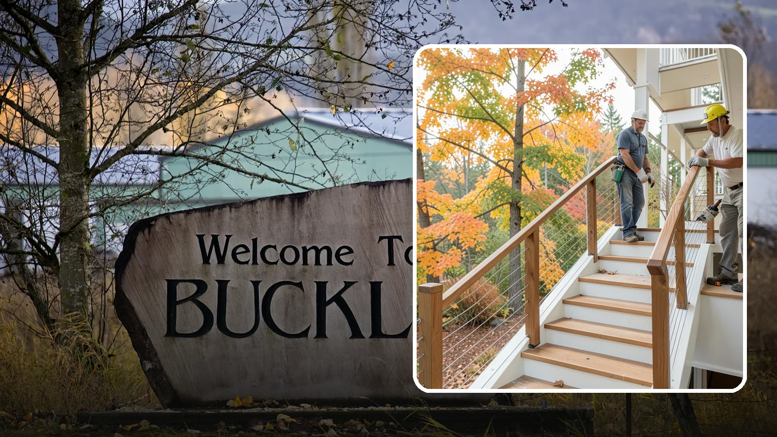 Cable Railing Installation in Buckley, Pierce County, WA - Modern stainless cable railings that preserve views while meeting safety codes.