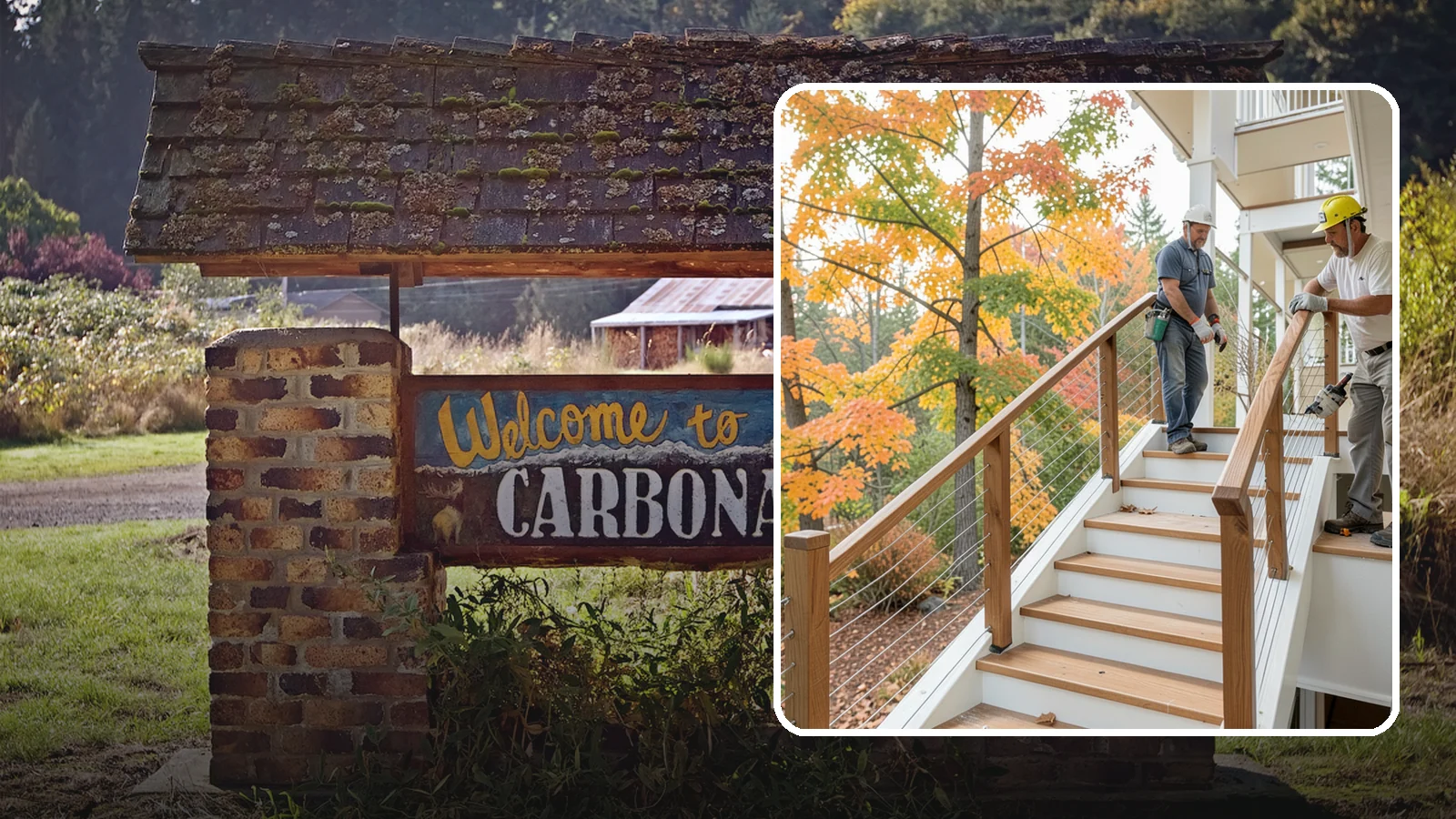 Cable Railing Installation in Carbonado, Pierce County, WA - Modern stainless cable railings that preserve views while meeting safety codes.