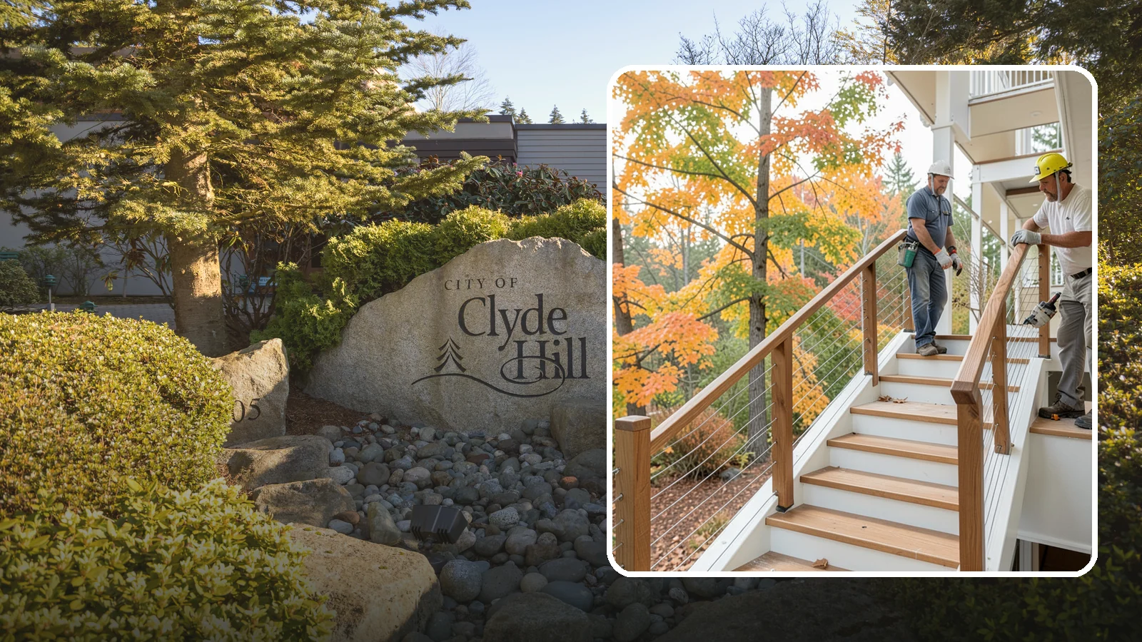 Cable Railing Installation in Clyde Hill, King County, WA - Modern stainless cable railings that preserve views while meeting safety codes.