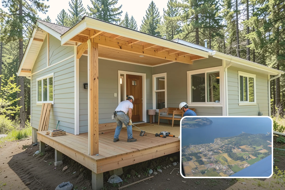 Cable Railing Installation in Coupeville, Island County, WA - Open sightlines that preserve your views