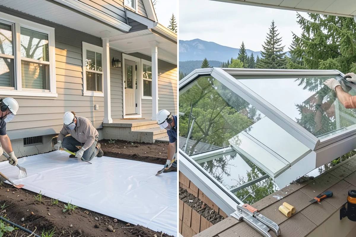 Cable Railing Installation in Des Moines, King County, WA - Install and reinforce posts for cable tension