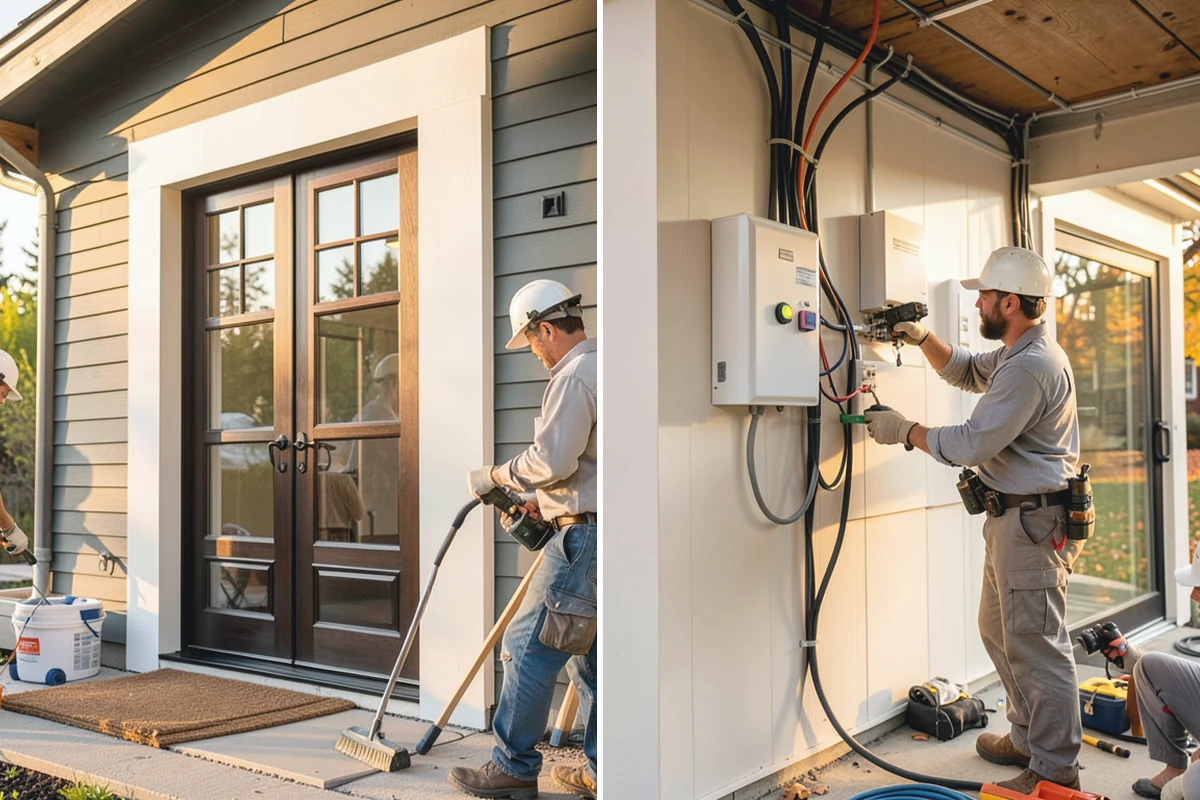 Cable Railing Installation in Gold Bar, Snohomish County, WA - Install and reinforce posts for cable tension