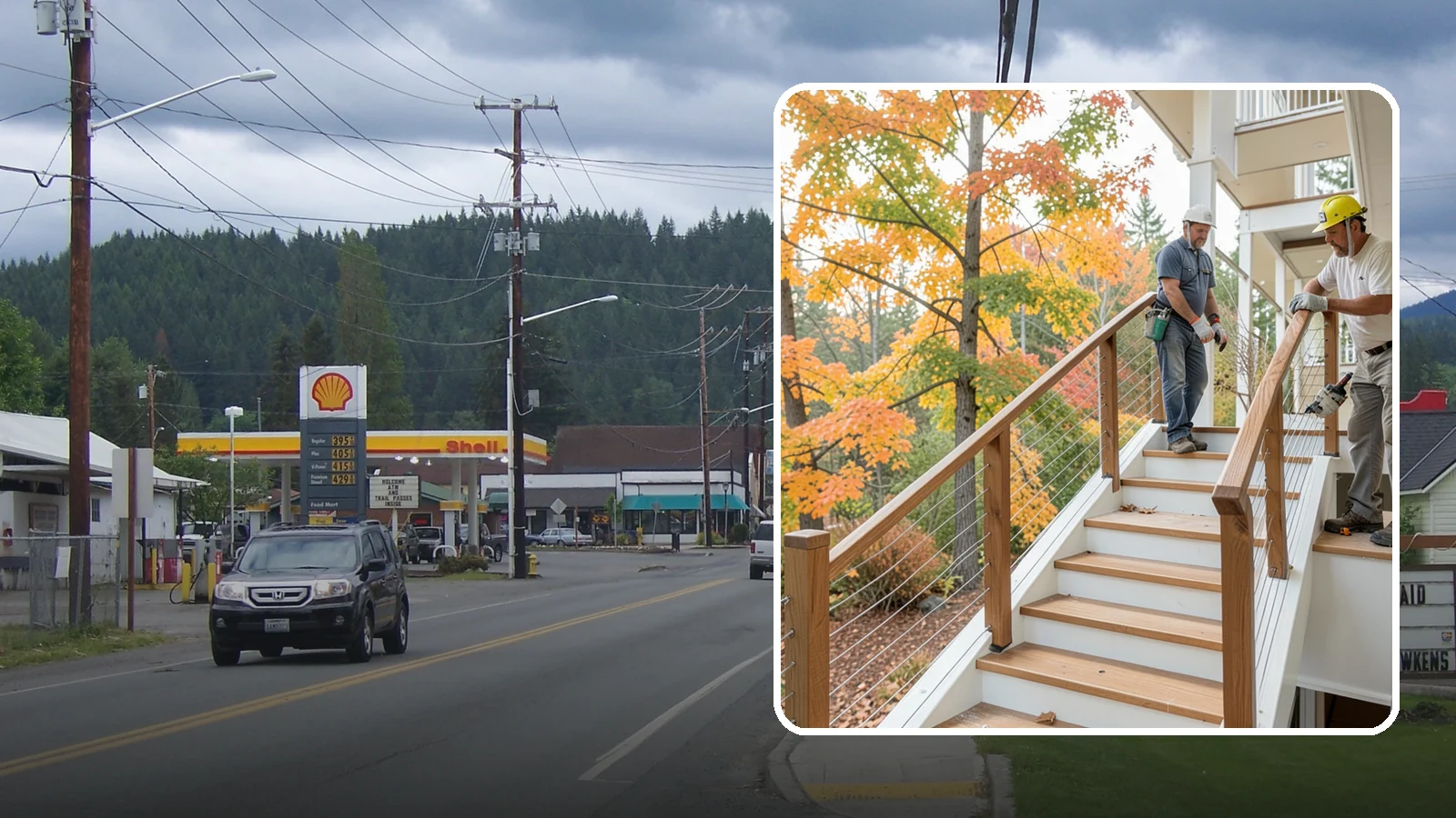 Cable Railing Installation in Granite Falls, Snohomish County, WA - Modern stainless cable railings that preserve views while meeting safety codes.