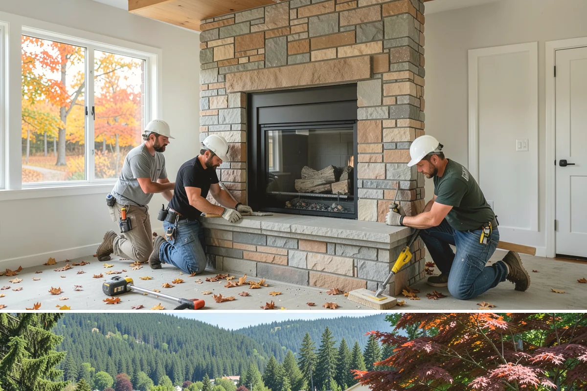 Cable Railing Installation in Index, Snohomish County, WA - Interior cable railings install year-round, while exterior runs are best set during drier weather windows.