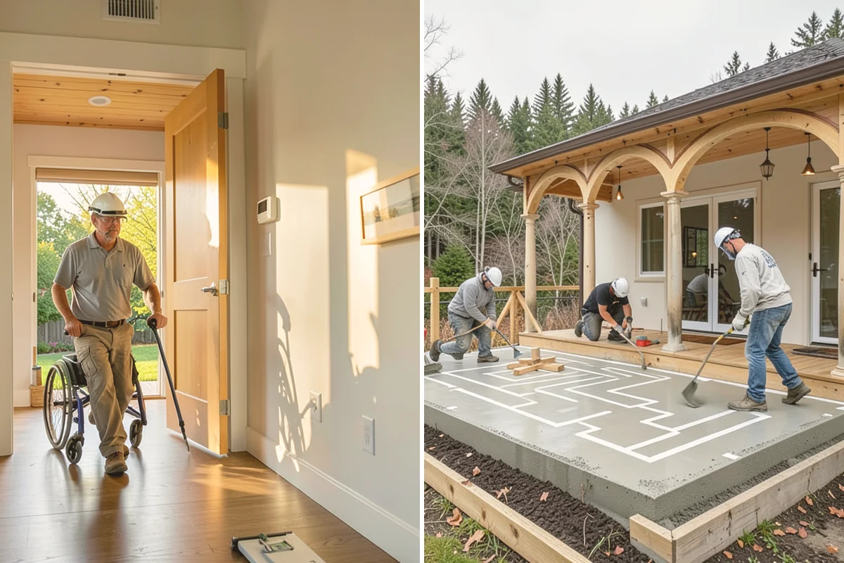Cable Railing Installation in Kent, King County, WA - Install and reinforce posts for cable tension