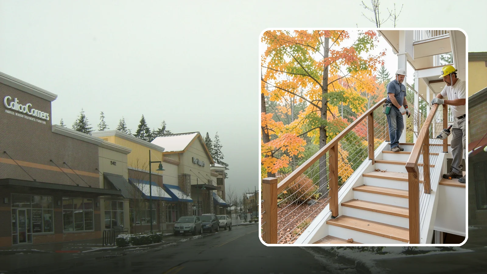 Cable Railing Installation in Mill Creek, Snohomish County, WA - Modern stainless cable railings that preserve views while meeting safety codes.
