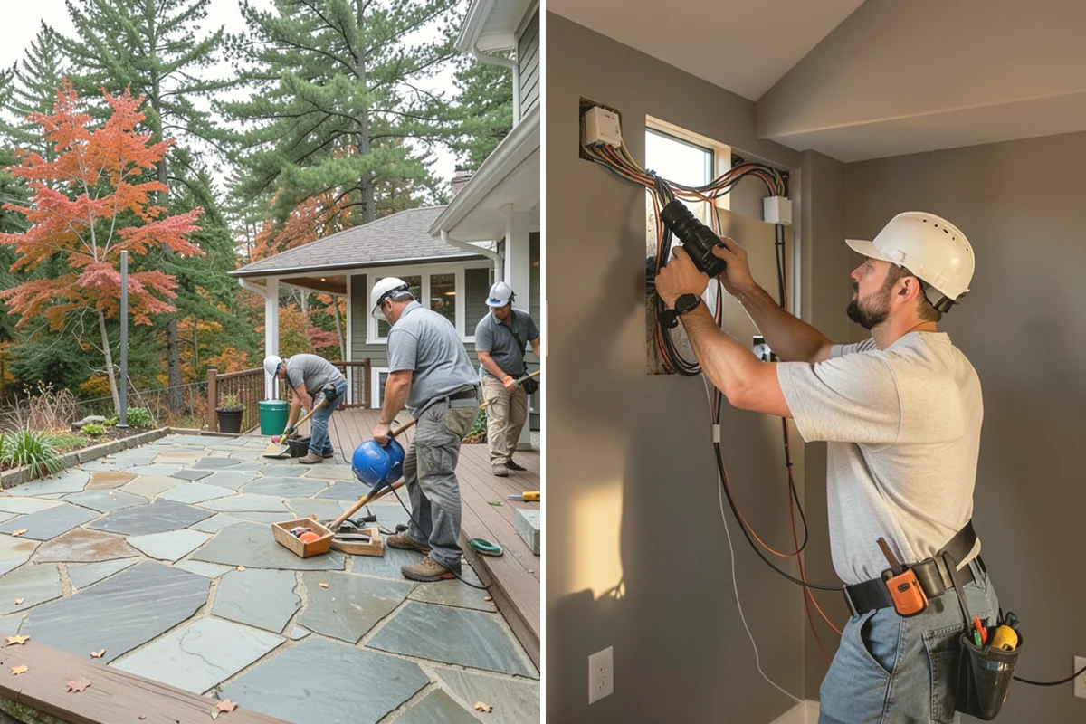 Cable Railing Installation in Mukilteo, Snohomish County, WA - Install and reinforce posts for cable tension