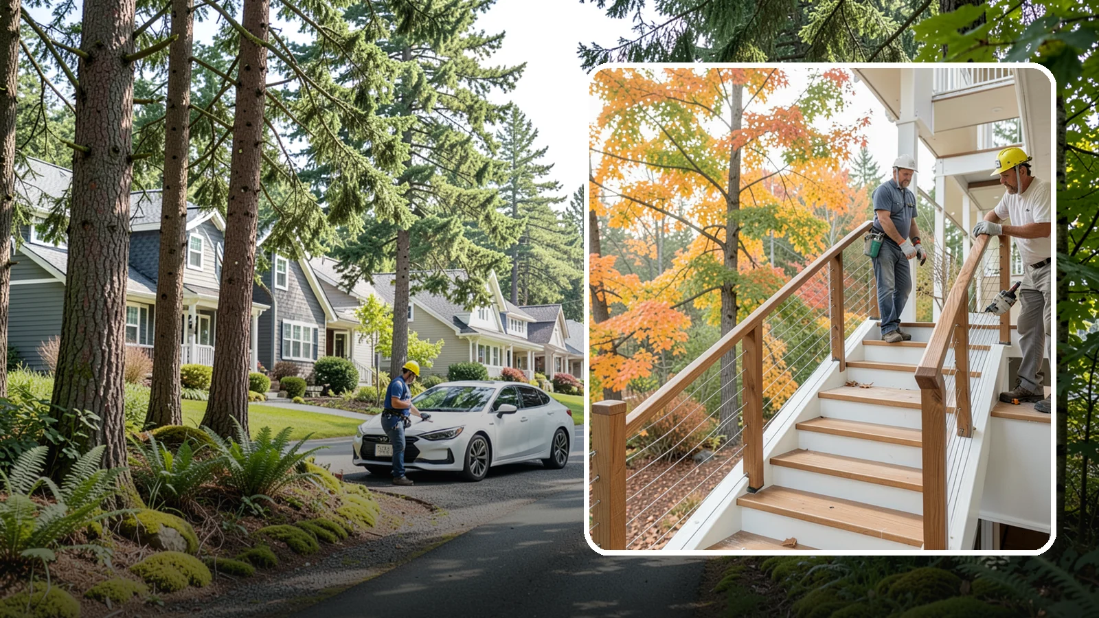 Cable Railing Installation in Normandy Park, King County, WA - Modern stainless cable railings that preserve views while meeting safety codes.