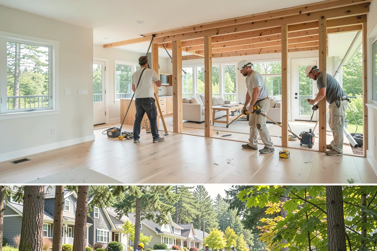 Cable Railing Installation in Normandy Park, King County, WA - Interior cable railings install year-round, while exterior runs are best set during drier weather windows.