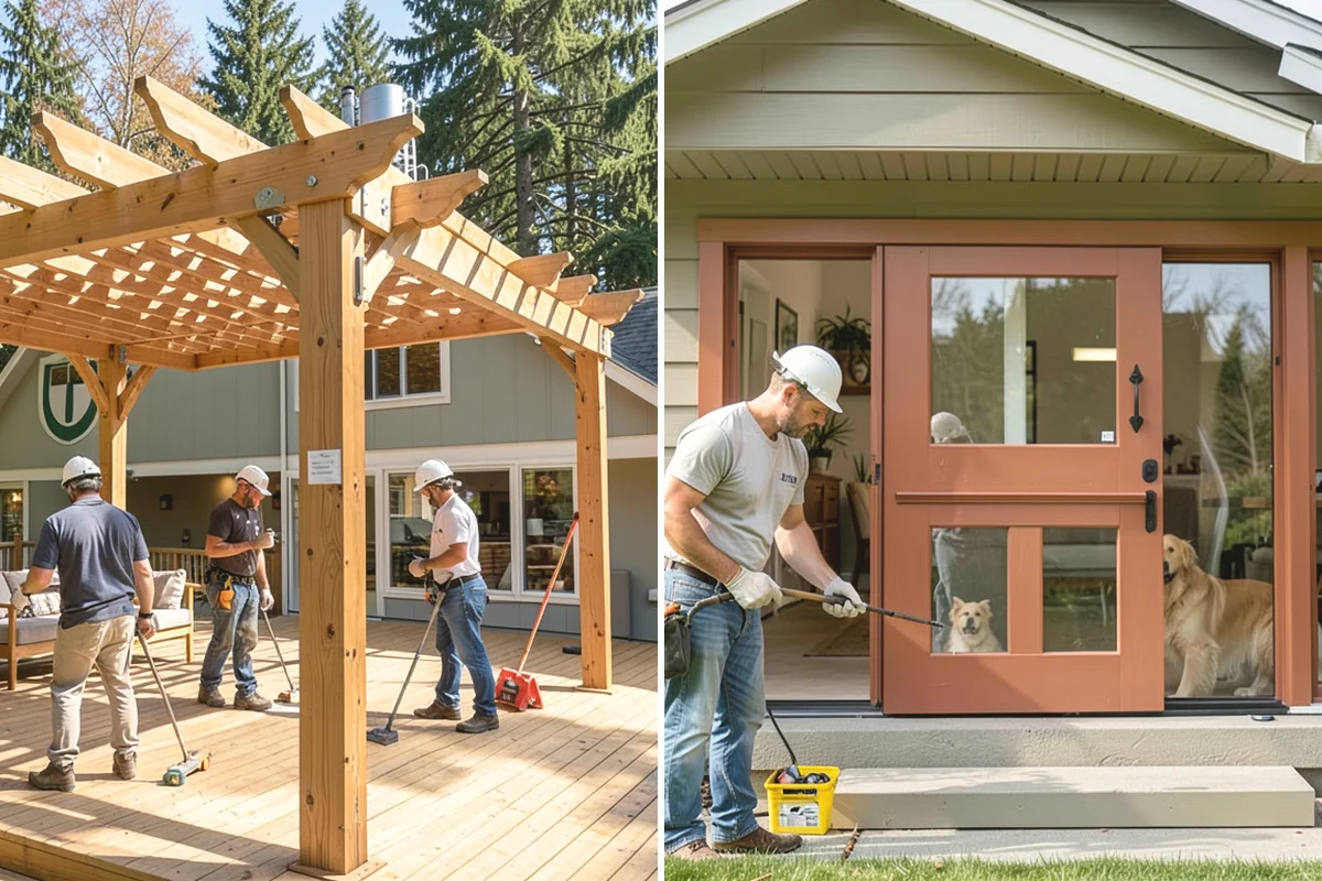 Cable Railing Installation in North Bend, King County, WA - Install and reinforce posts for cable tension