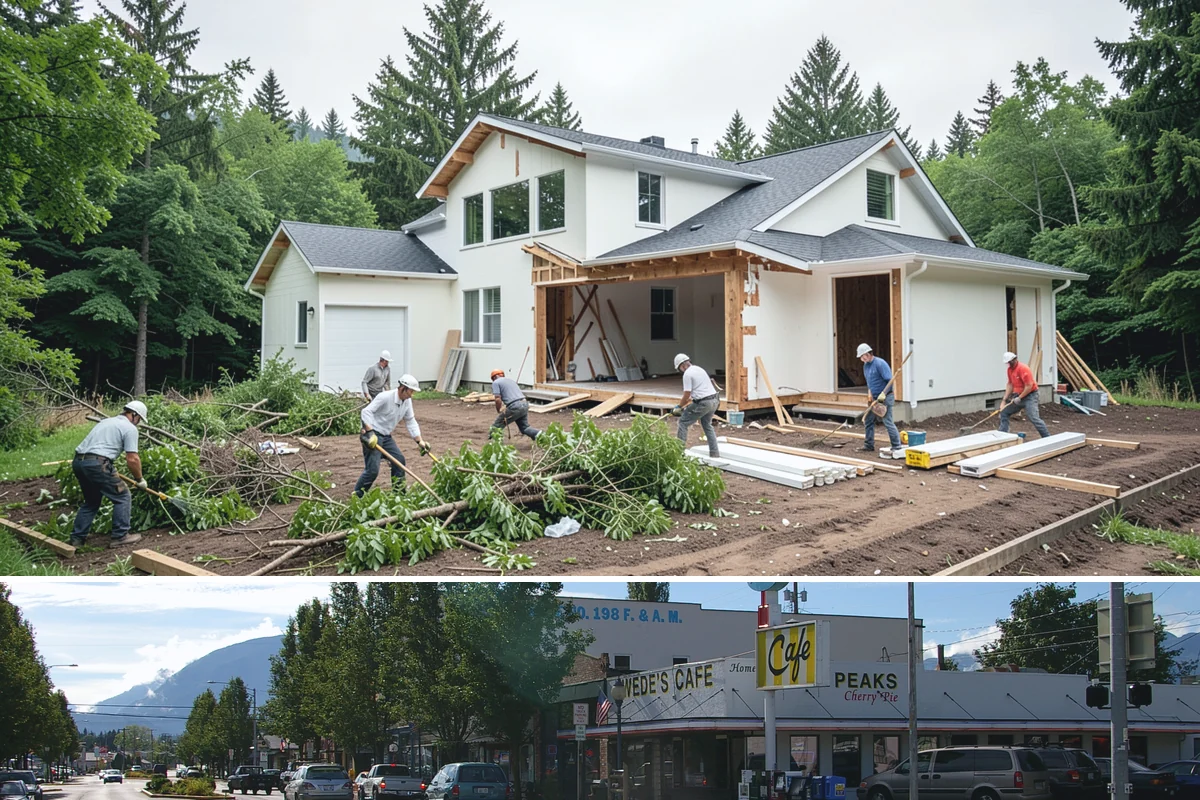 Cable Railing Installation in North Bend, King County, WA - Interior cable railings install year-round, while exterior runs are best set during drier weather windows.
