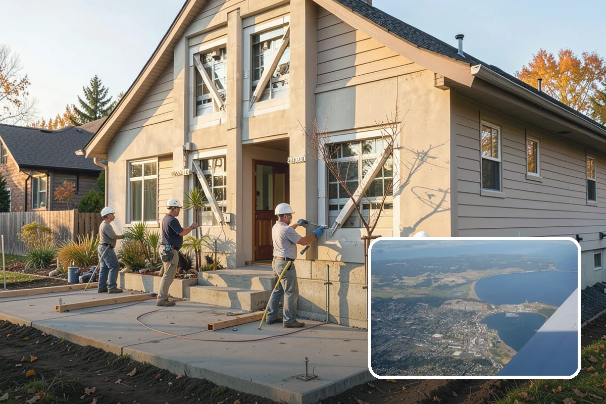 Cable Railing Installation in Oak Harbor, Island County, WA - Open sightlines that preserve your views