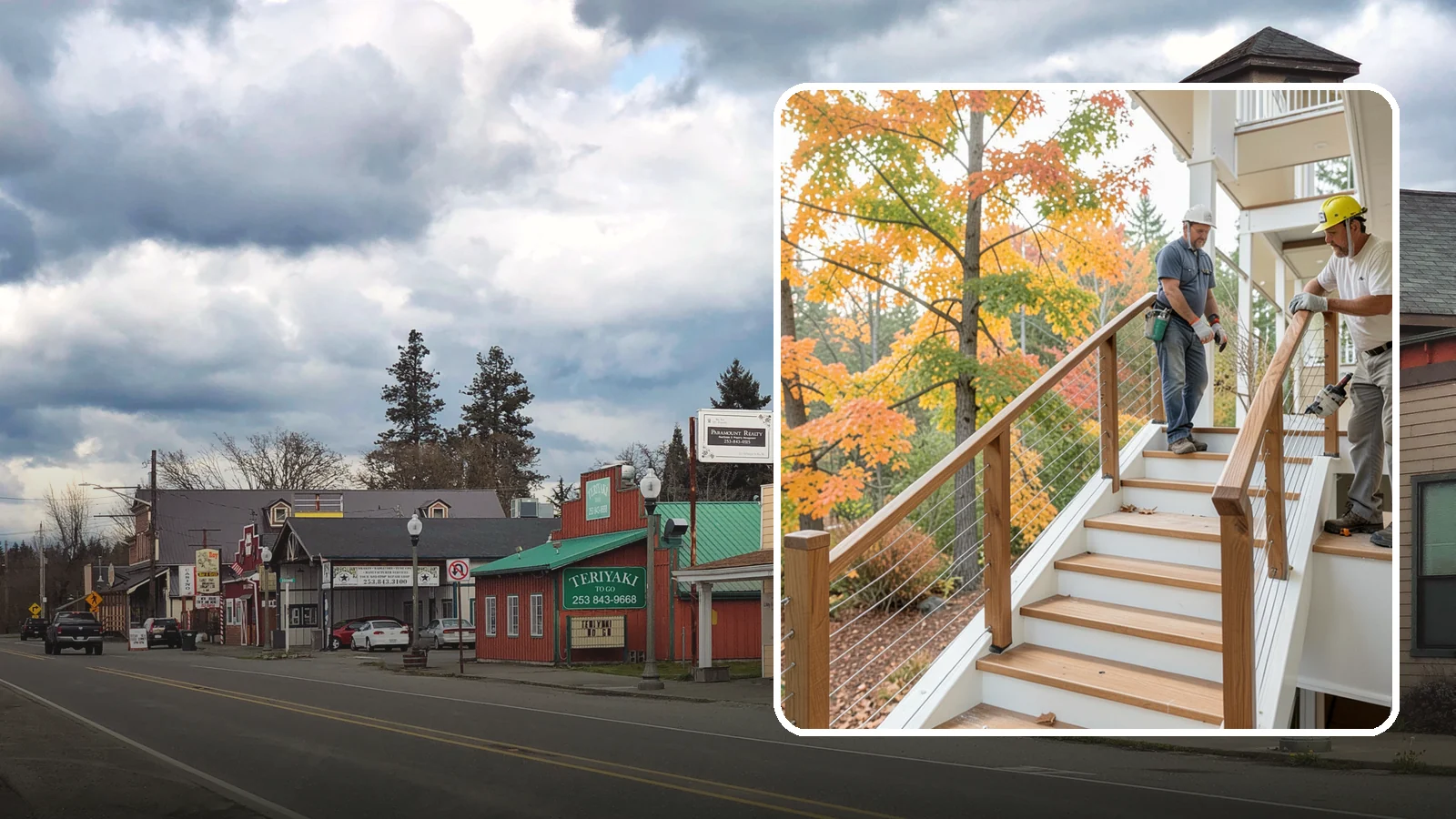 Cable Railing Installation in Roy, Pierce County, WA - Modern stainless cable railings that preserve views while meeting safety codes.