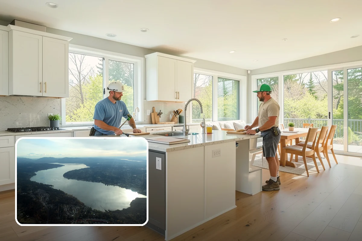 Cable Railing Installation in Sammamish, King County, WA - Open sightlines that preserve your views