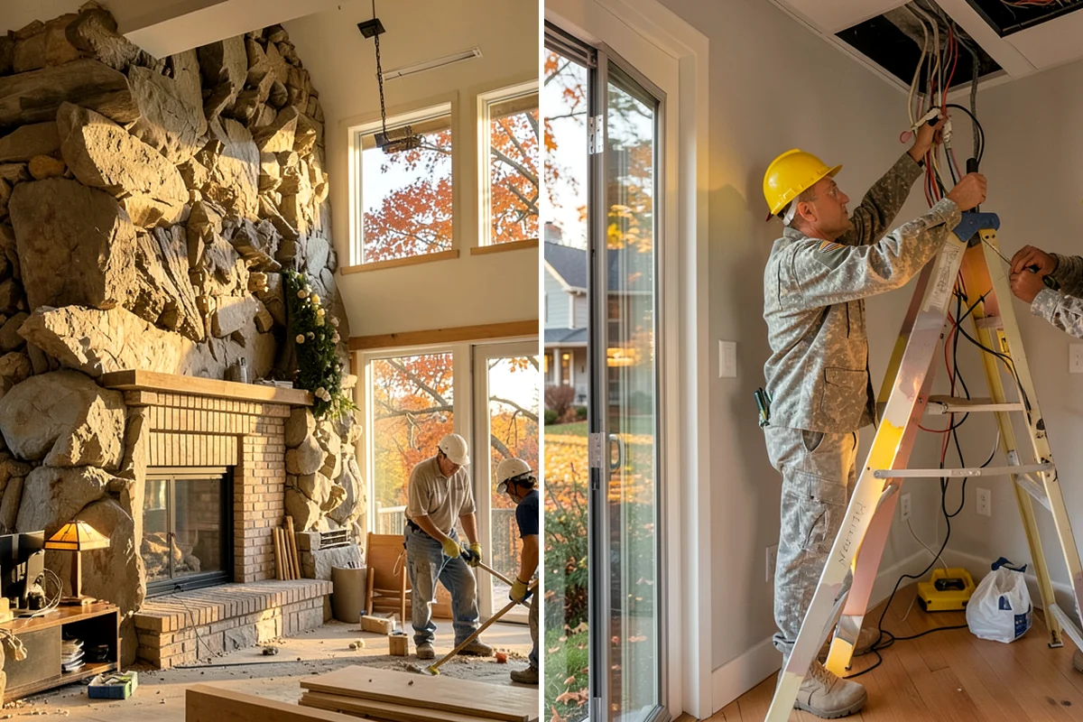 Cable Railing Installation in SeaTac, King County, WA - Install and reinforce posts for cable tension