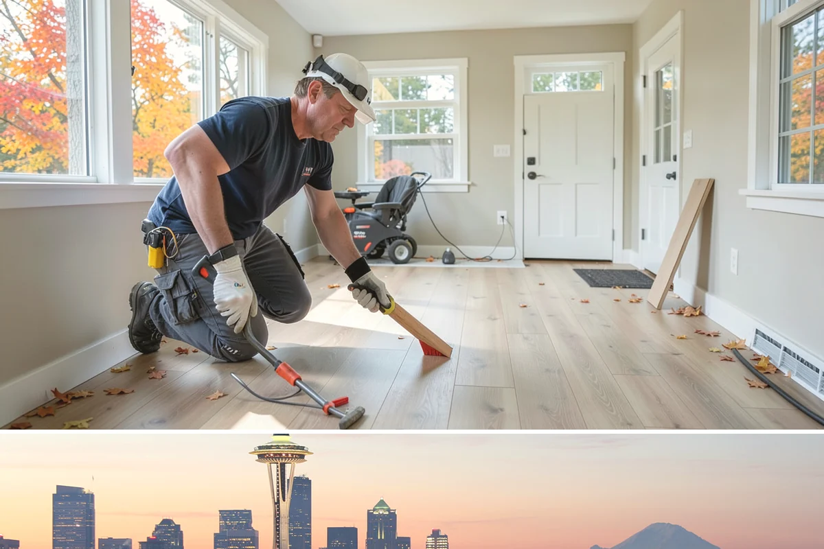 Cable Railing Installation in Seattle, King County, WA - Interior cable railings install year-round, while exterior runs are best set during drier weather windows.