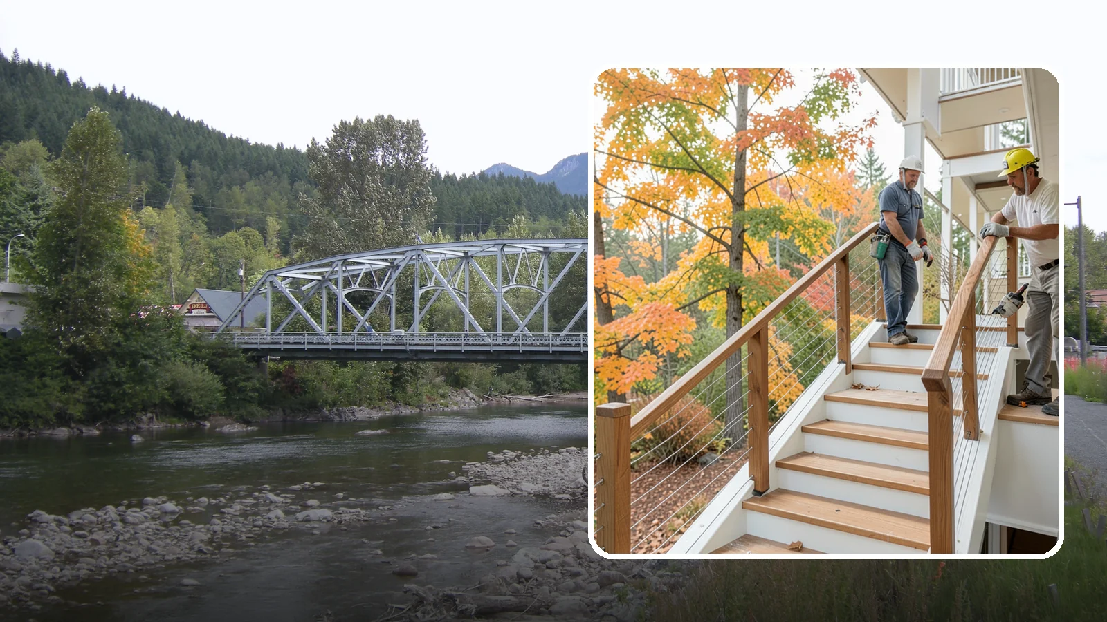 Cable Railing Installation in Skykomish, King County, WA - Modern stainless cable railings that preserve views while meeting safety codes.