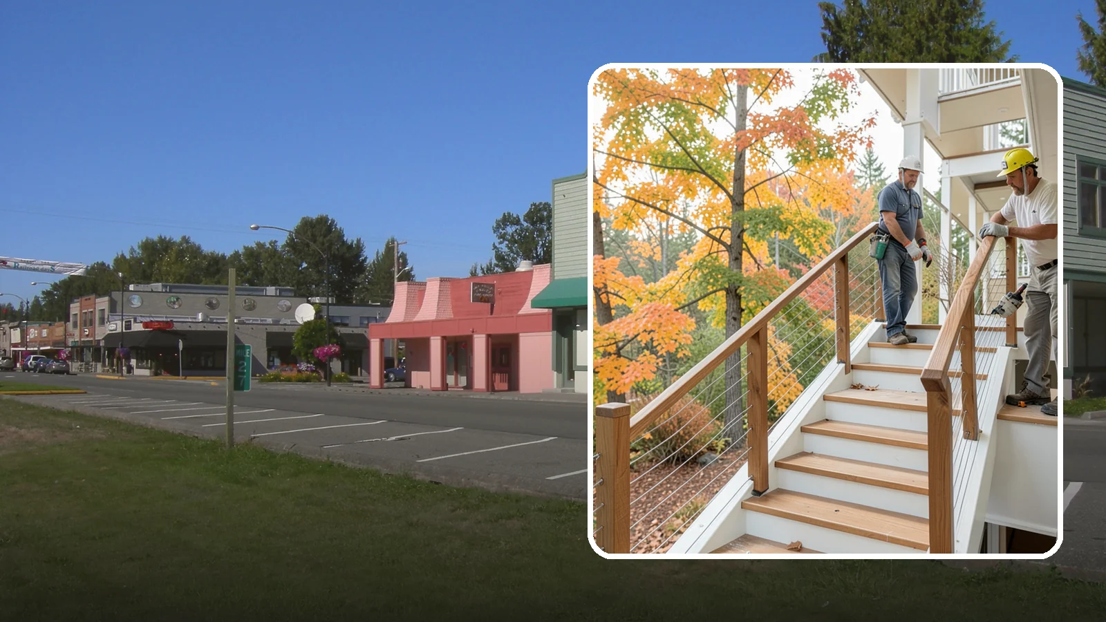 Cable Railing Installation in Snoqualmie, King County, WA - Modern stainless cable railings that preserve views while meeting safety codes.